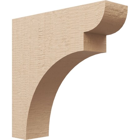 Ekena Millwork 5"W x 20"D x 20"H Thin Yorktown Rough Cedar Woodgrain TimberThane Corbel, Primed Tan CORUR05X20X20YORRCPR